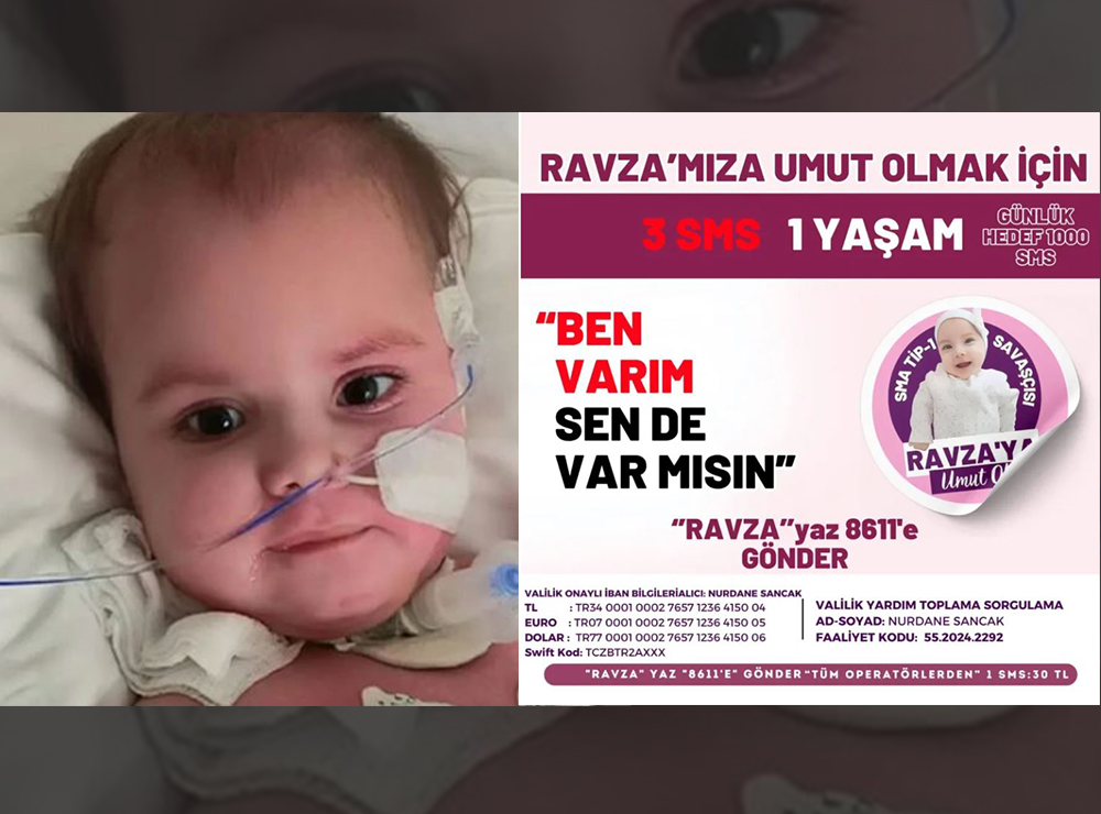 Samsun’da SMA’lı Amine Ravza İçin Destek Çağrısı