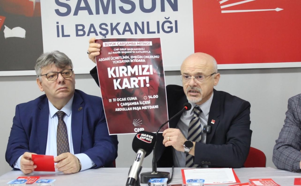 CHP Samsun’da Çarşamba Mitingi için Hazırlanıyor