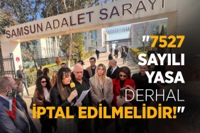 Samsun'da 7527 Sayılı Yasaya Tepki