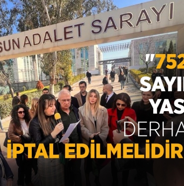 Samsun'da 7527 Sayılı Yasaya Tepki