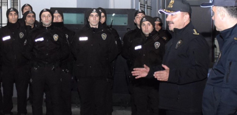 Samsun’da Gece Kartalları Huzur ve Güvenlik İçin Sahada