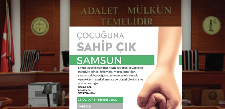 Samsun’da Öz Dede İstismarı Davası