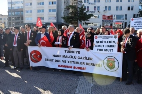 Samsun’da Şehit Aileleri ve Gazilerden Öcalan Tepkisi
