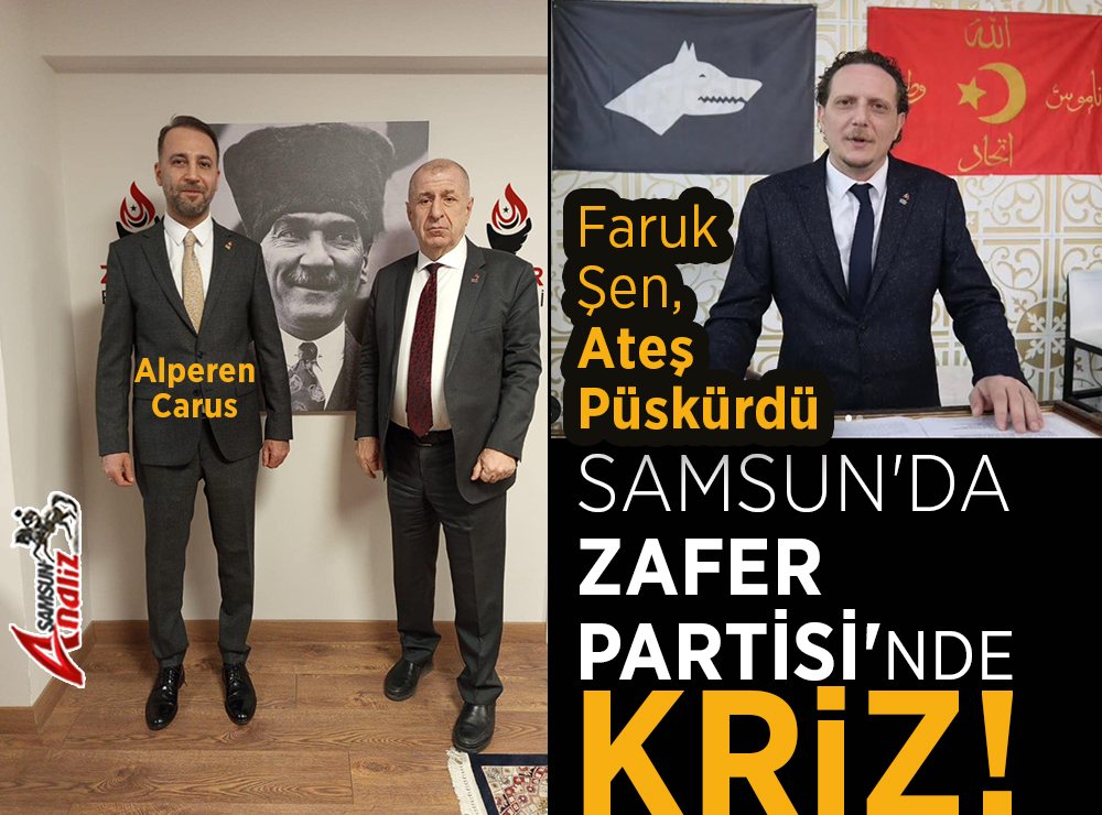 Samsun'da Zafer Partisi’nde Kriz