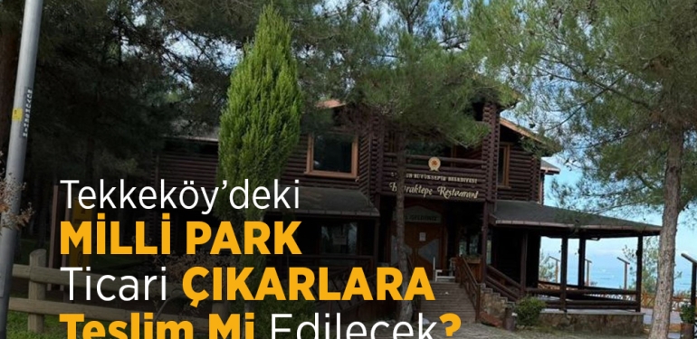 Samsun’daki Milli Park Ticari Çıkarlara Teslim Mi Edilecek