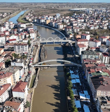 Terme Çayı Islah Çalışmaları Sürüyor
