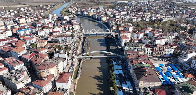 Terme Çayı Islah Çalışmaları Sürüyor