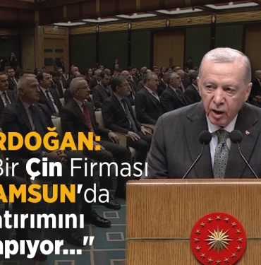 Erdoğan'dan Samsun'a Yabancı Yatırım Açıklaması