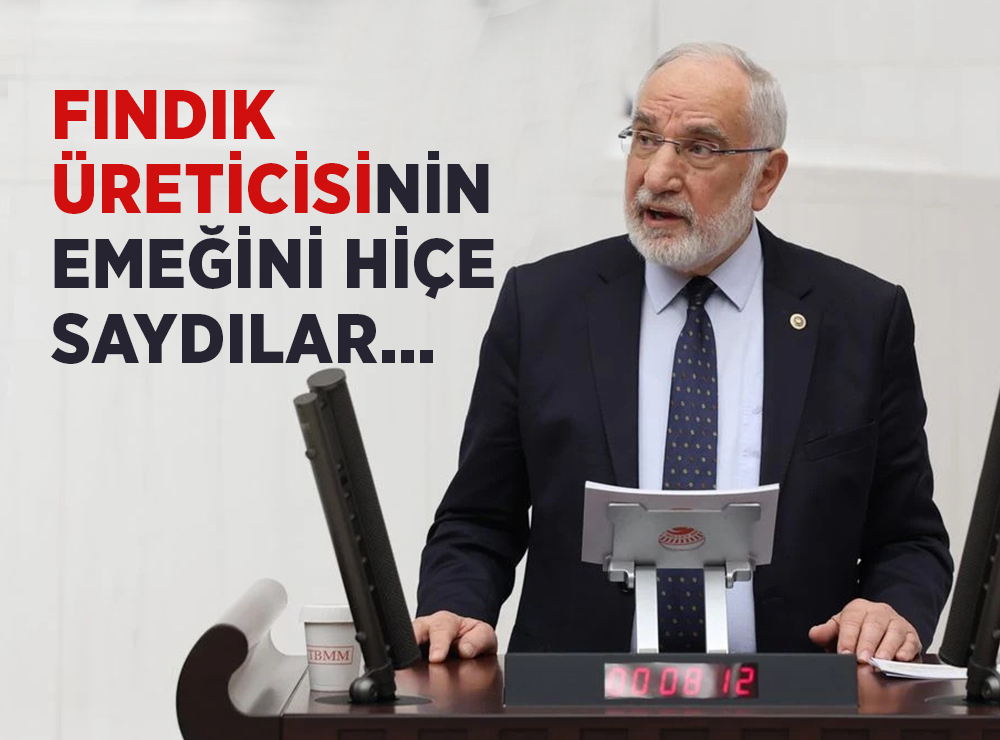 Saadet Partili Karaman’dan Fındık Fiyatlarına Sert TepkiSaadet Partili Karaman’dan Fındık Fiyatlarına Sert Tepki