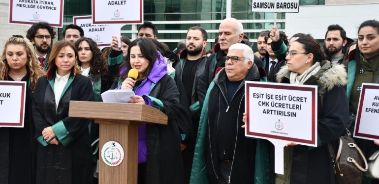 Samsun Barosu Avukatlarından CMK Ücretlerine Tepki