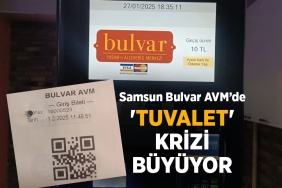Samsun Bulvar AVM’de Tuvalet Krizi