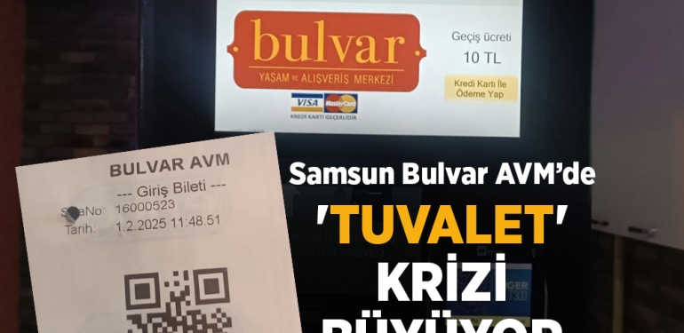 Samsun Bulvar AVM’de Tuvalet Krizi