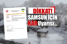 Samsun’da Kuvvetli Kar Yağışı Uyarısı!