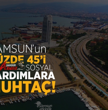 Samsun’un ’i Sosyal Yardımlara Muhtaç