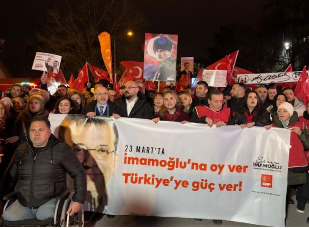 CHP Samsun’dan İmamoğlu İçin Protesto Yürüyüşü