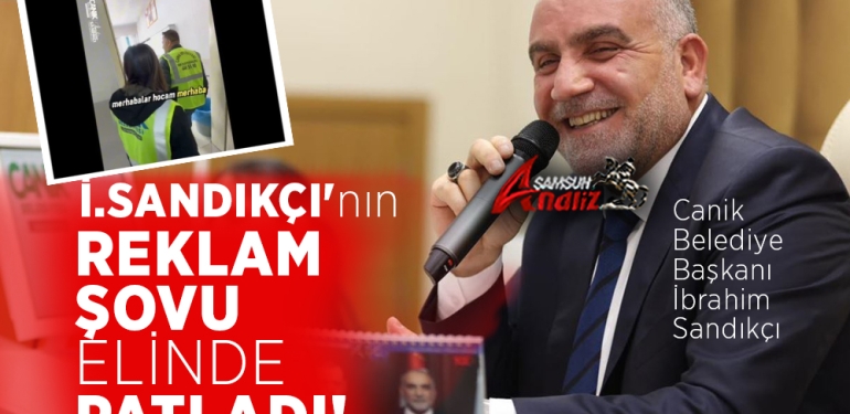 İbrahim Sandıkçı’nın Reklam Oyunu Elinde Patladı!