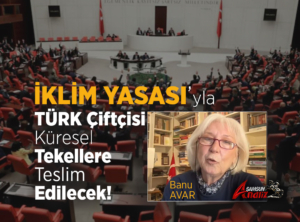Banu Avar’dan İklim Yasası Uyarısı