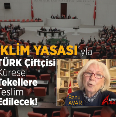 Banu Avar’dan İklim Yasası Uyarısı