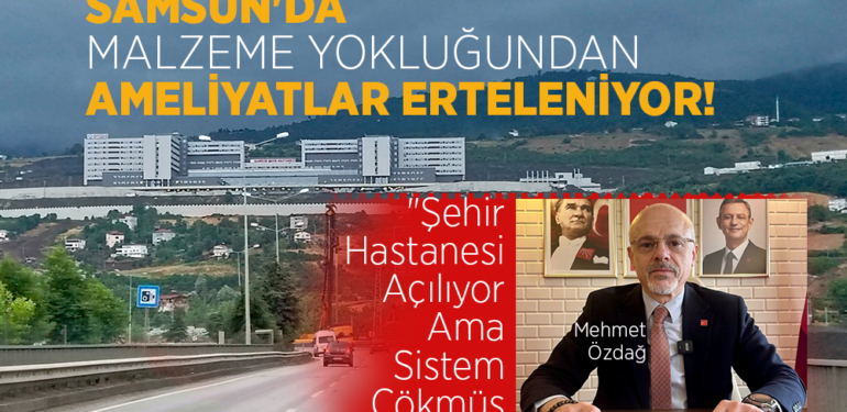 CHP’li Özdağ AKP’nin Sağlık Politikaları Çöktü