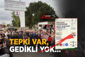 Diploma Krizinin İmzacısı OMÜ’de Konuşamadı