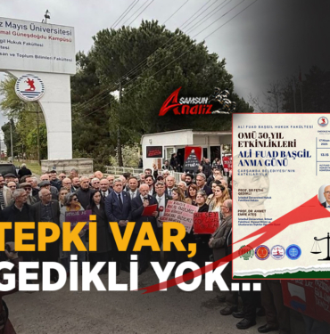 Diploma Krizinin İmzacısı OMÜ’de Konuşamadı