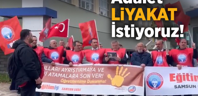 Eğitim-İş Samsun Şubesi’nden Proje Okulları Uygulamasına Tepki