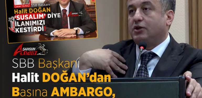 SBB Başkanı Halit Doğan’dan Basına Ambargo, Meclise Öfke