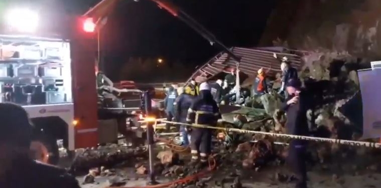 Samsun Canik’te Heyelan Faciası