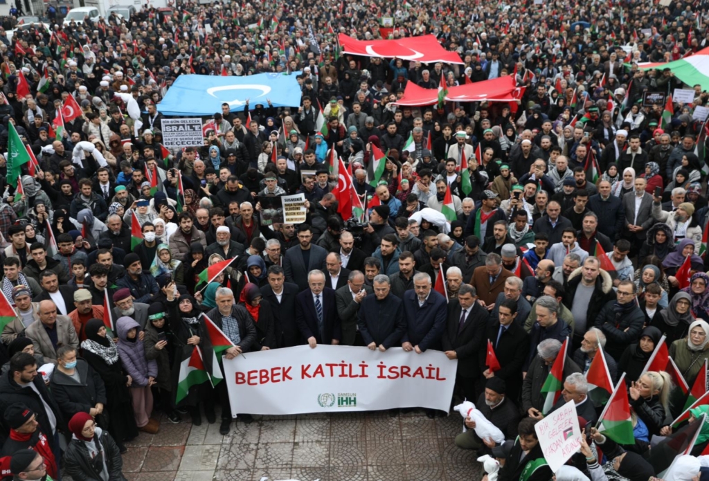 Samsun’da Gazze İçin Tek Yürek