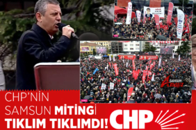 CHP’nin Samsun Mitingi Tıklım Tıklım