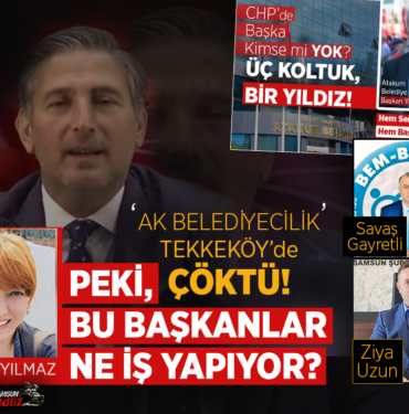 AK Belediyecilik Samsun'da Çöktü