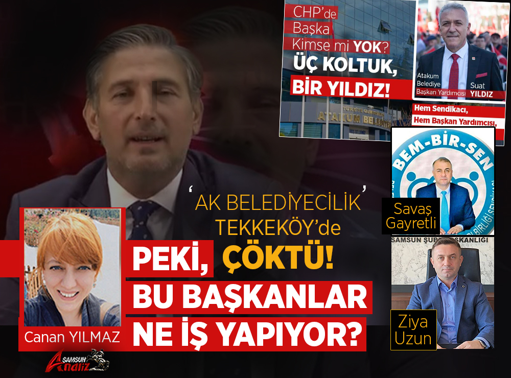 AK Belediyecilik Samsun'da Çöktü