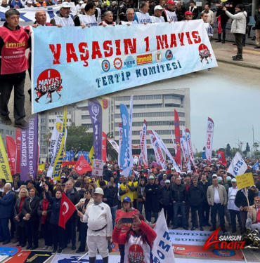 Samsun'da 1 Mayıs
