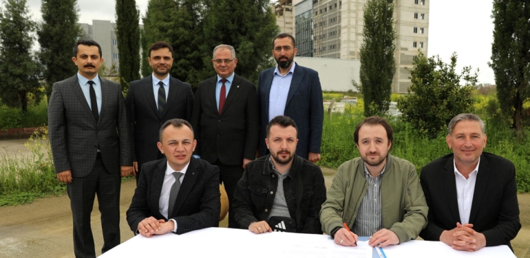Tekkeköy Devlet Hastanesi’nde İnşaat Yeniden Başladı