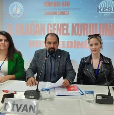 Tüm Bel-Sen Samsun Şubesi Yeni Yönetimini Belirledi