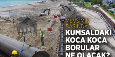 Atakum Sahilindeki Dev Borular Ne İşe Yarıyor