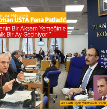 Erhan Usta Plan Bütçe Komisyonu’nda Patladı