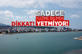 Samsun’da 46,5 km'lik Sahil Şeridinde Denize Girmek Yasak