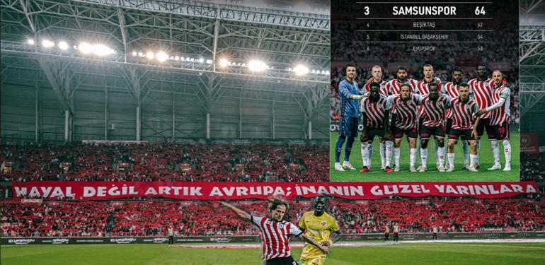 Samsunspor’dan Avrupa Yolunda Tarihi Zafer!
