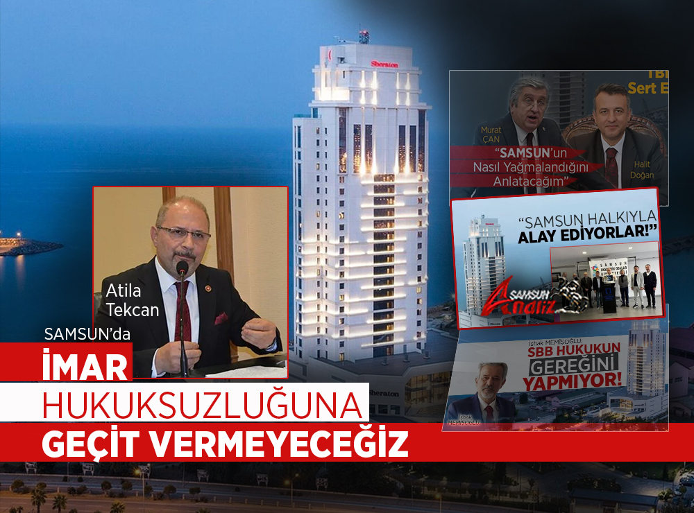 CHP’li Tekcan’dan Yalı Kafe ve Sheraton Açıklaması