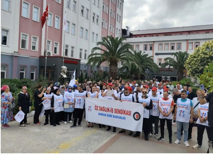 Gazi Devlet’te İşçilerden Oturma Eylemi