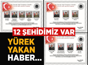Pençe-Kilit Harekâtı’nda 12 Şehit