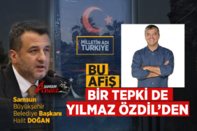 Samsun’daki Afişe Bir Tepki de Yılmaz Özdil'den