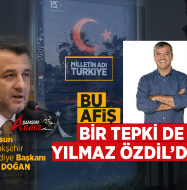 Samsun’daki Afişe Bir Tepki de Yılmaz Özdil'den