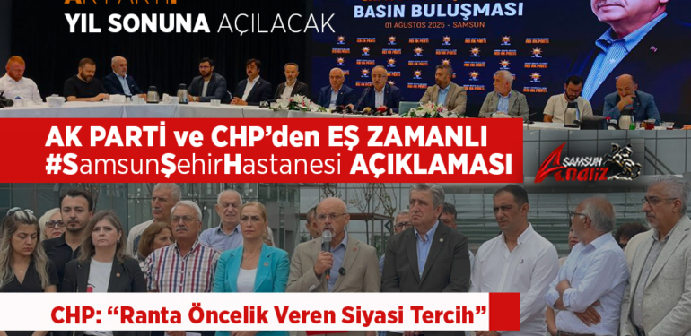 Samsun Şehir Hastanesi’nde Açılış Polemiği