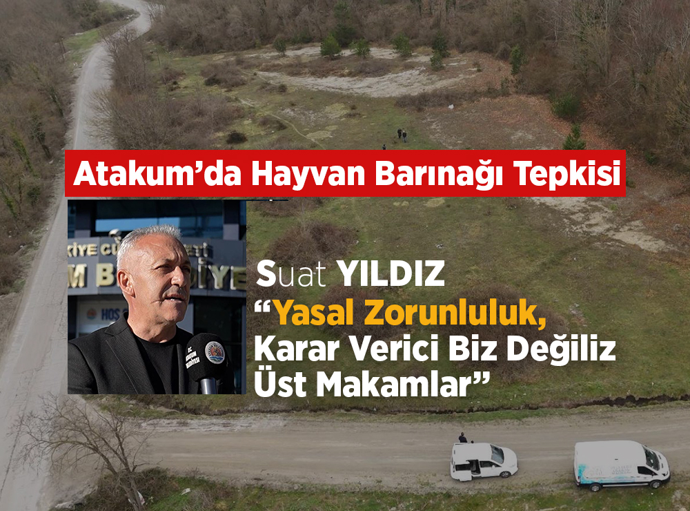 Atakum’da Hayvan Barınağı Projesine Tepki