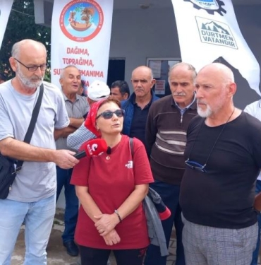 Dürtmen Dağı İçin Köylüler Ayakta
