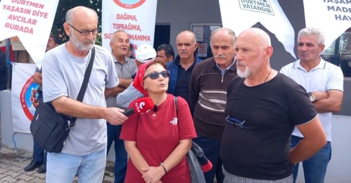 Dürtmen Dağı İçin Köylüler Ayakta