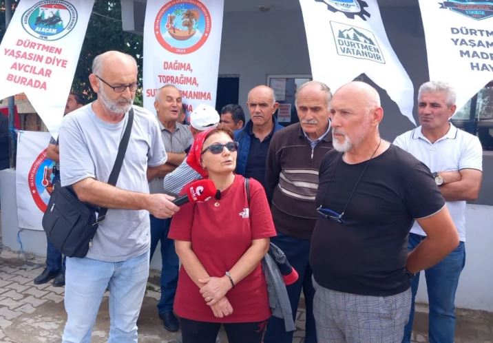 Dürtmen Dağı İçin Köylüler Ayakta