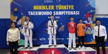 İlkadım Belediyesporlu Yusuf Demir Türkiye Şampiyonu
